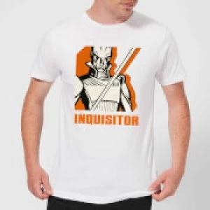 Star Wars Rebels Inquisitor Mens T-Shirt - White - XXL