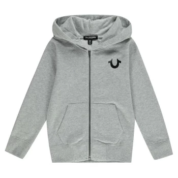 True Religion Horseshoe Zip Hoodie Junior Boys - Grey