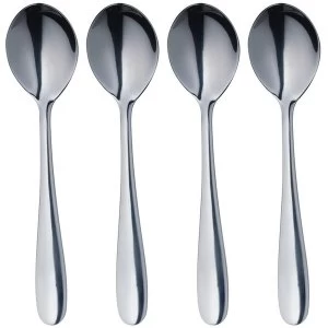 MasterClass Stainless Steel Egg Spoons 12cm 4.5inch Set of 4