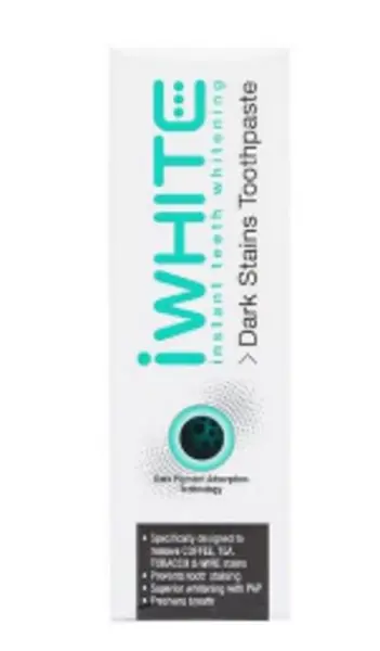 IWhite Instant Teeth Whitening Dark Stains Toothpaste 75ml