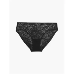 Calvin Klein Marquisette Bikini Bottoms - Black