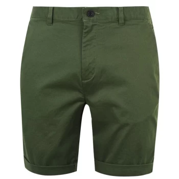 Jack Wills Slim Chino Shorts - Dark Green