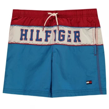 Tommy Hilfiger Drawstring Swim Shorts - Tango Red