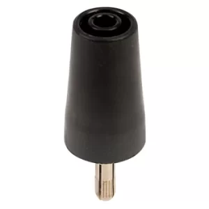 PJP 3300-IEC-N Black Shrouded Socket Adaptor