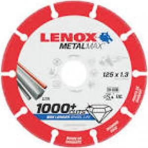 Lenox MetalMax Diamond Metal Cutting Disc 125mm