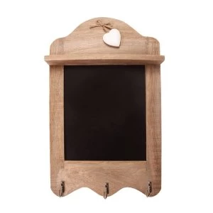 Sass & Belle Scalloped Blackboard With 3 Hooks