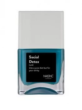 Nails Inc Life Hack, Social Detox, Blue, Women