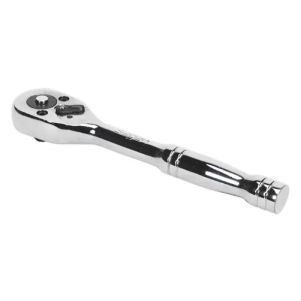 Genuine SEALEY S0704 Ratchet Wrench 1/4Sq Drive Pear-Head Flip Reverse