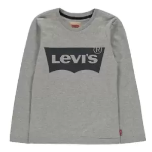 Levis Girls Batwing T-Shirt - Grey