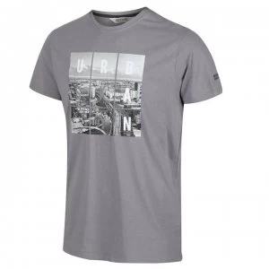 Regatta Cline IV Graphic Tshirt - Rock Grey