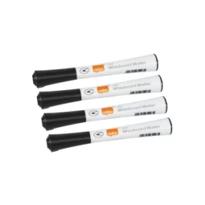 Glide Whiteboard Pens Fine Tip 4 Pack Black