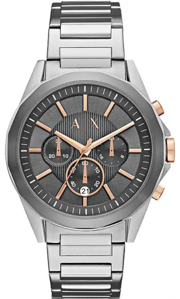 Armani Exchange Watch Chronograph Mens - Grey AMX-015