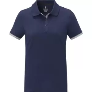 Elevate Womens/Ladies Morgan Short-Sleeved Polo Shirt (M) (Navy)