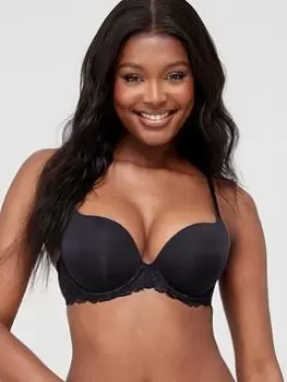 DORINA Claire Super Push Up Demi Bra - Black, Size 32A, Women