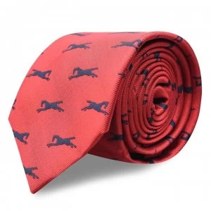 Shires Show Tie - Red/Navy Pony