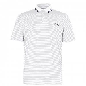 Callaway Micro Stripe Golf Polo Shirt Mens - White