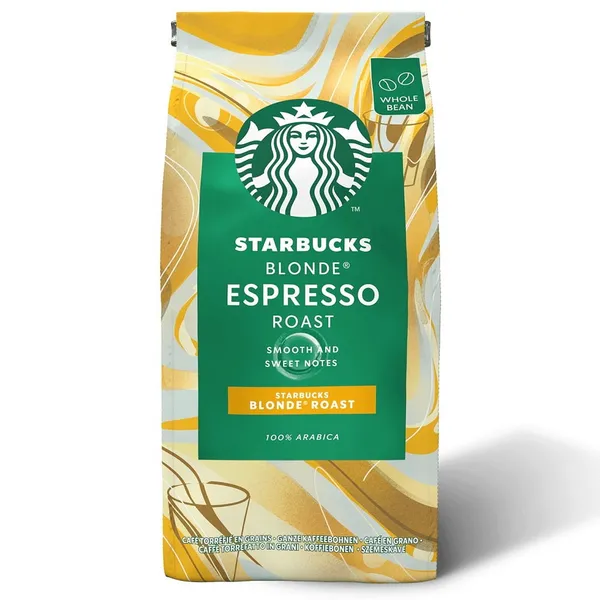 Starbucks Blonde Espresso Roast Beans Coffee 200g