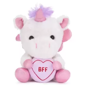 Swizzels Love Hearts 20cm BFF Unicorn Soft Toy