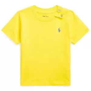 Ralph Lauren Baby Boys Short Sleeve T Shirt - Yellow