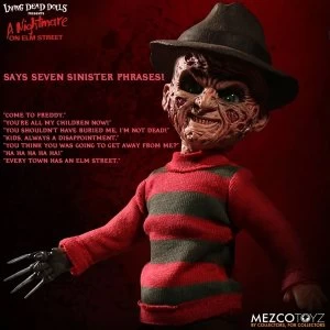 Freddy Krueger Nightmare On Elm Street Living Dead Dolls Figure