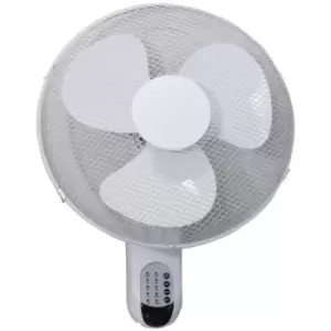 Prem-I-Air 16White Wall Fan with Remote - EH1623