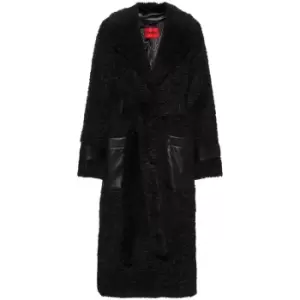 Hugo Mivena Faux Fur Coat - Black