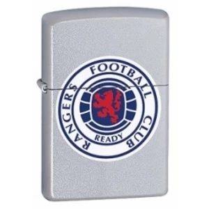 Zippo Glasgow Rangers Satin Chrome Windproof Lighter