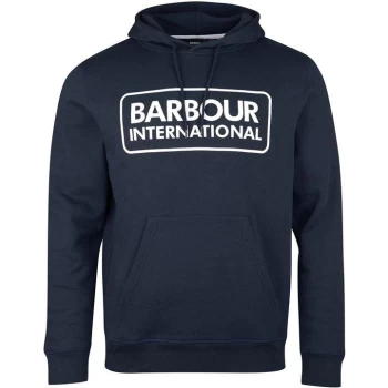 Barbour International Pop Over Hoodie - Blue