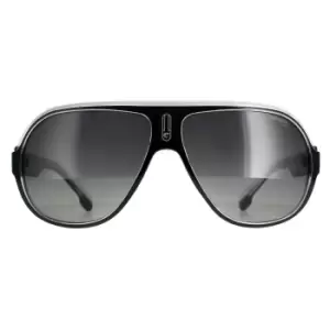 Aviator Black White Grey Gradient Polarized Speedway/N