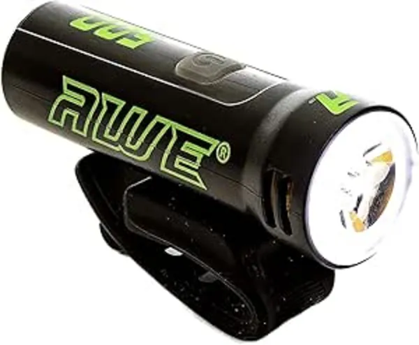 Awe Awe Blast 500 Lumens Rechargeable Awebright LED Front Bicycle Light Black 7 Hrs Run Time* One Colour W3V8K Unisex