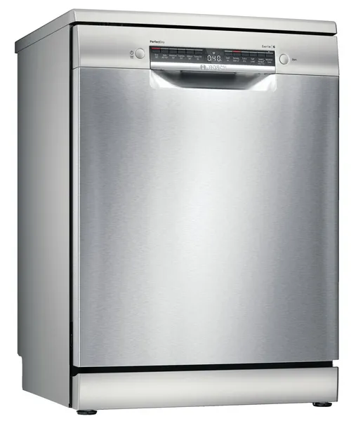 Bosch Series 6 SMS6ZCI10G WiFi Connected Standard Dishwasher - Silver - B Rated