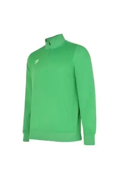 Half Zip Poly Sweat Top