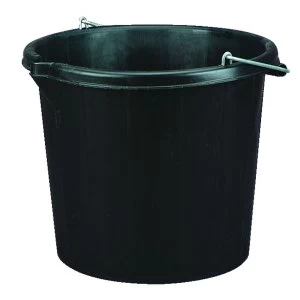 Wickes Durable Plastic General Use and Builders Bucket - 14L