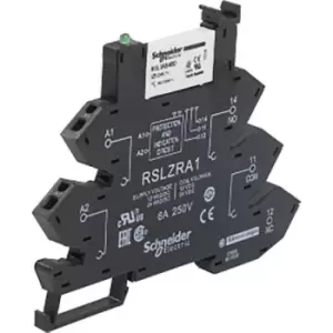 Schneider Electric, 24V ac/dc Coil Non-Latching Relay SPDT, 6A Switching Current, RSL1PRBU