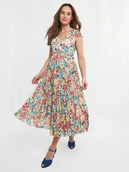 Joe Browns Finest Floral Occasion Dress -Multi, Size 10, Women