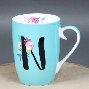 Vintage Boutique Ceramic N Mug