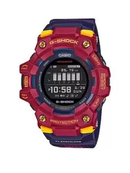 Casio Limited Edition FC Barlecona Activity Gbd-100Bar-4Er Mens Watch, Red/Blue, Men