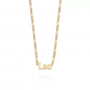 Leo Zodiac 18ct Gold Plated Necklace ZN05_GP