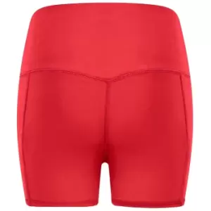 Tombo Womens/Ladies Pocket Shorts (S-M) (Hot Coral)