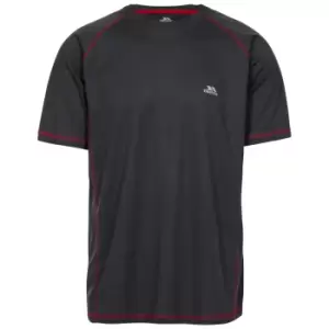 Trespass Mens Albert Active Short Sleeved T-Shirt (XS) (Carbon)