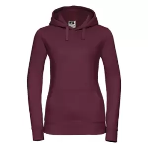 Russell Womens Premium Authentic Hoodie (3-Layer Fabric) (XS) (Burgundy)