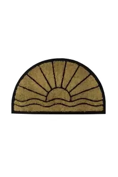 Comfort Halfmoon Coir Tuffscrape 40x70cm Sunset