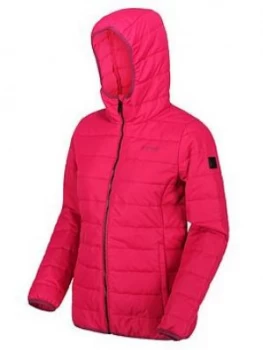 Regatta Helfa Quilted Jacket - Dark Pink , Dark Pink, Size 16, Women