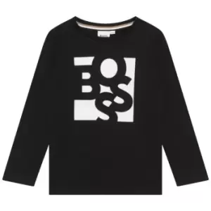 Boss Long Sleeve T-Shirt Junior Boys - Black