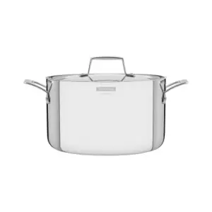 Tramontina 20cm Deep Casserole Pot - Stainless Steel