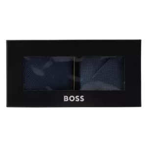 Boss H-Set Tie-Pkt Sq-232 10251315 - Blue