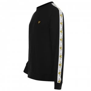 Lyle and Scott Tape Crew Sweatshirt - True Black 572