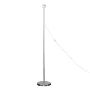 Charlie Modern Stem Brushed Chrome Floor Lamp Base