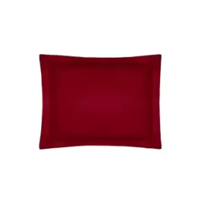 Easy Care Minimum Iron Oxford Pillowcase Red