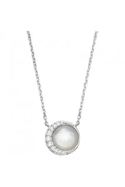 Fossil Jewellery Stainless Steel Necklace - Jfs00579040 Silver